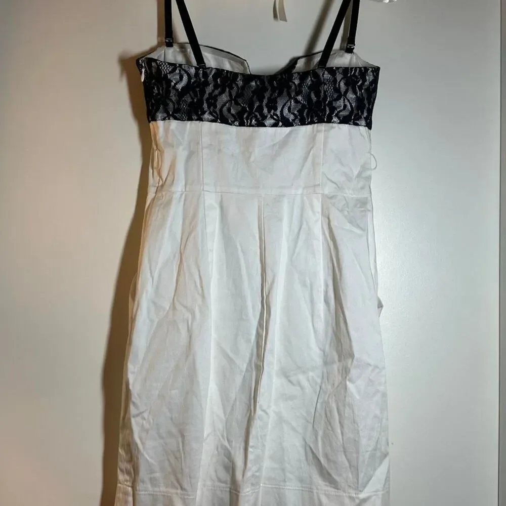 Guess Women's White and Black Dress